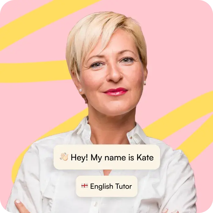 Kate, an English tutor