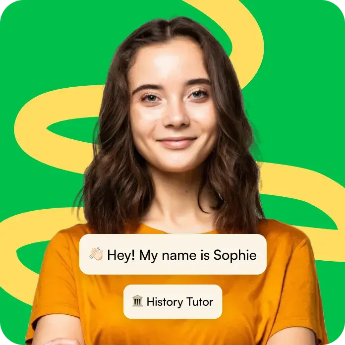 Sophie, a history tutor